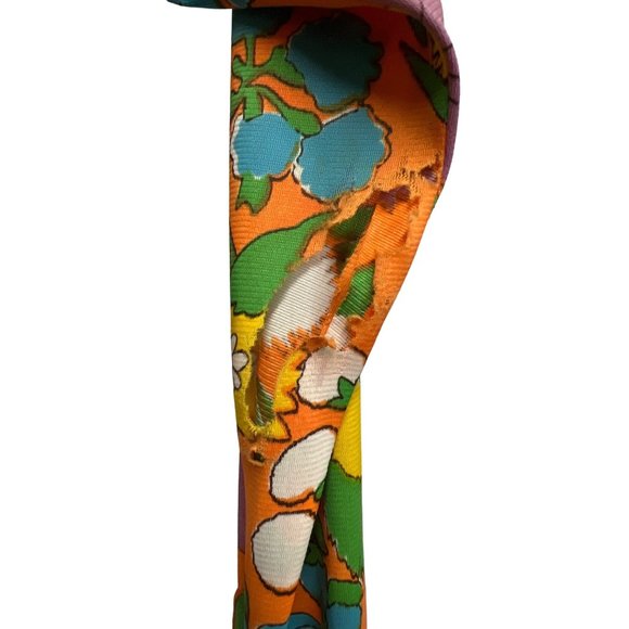 Vintage 70s Authentic Flower Child Maxi Dress - Picture 14 of 15